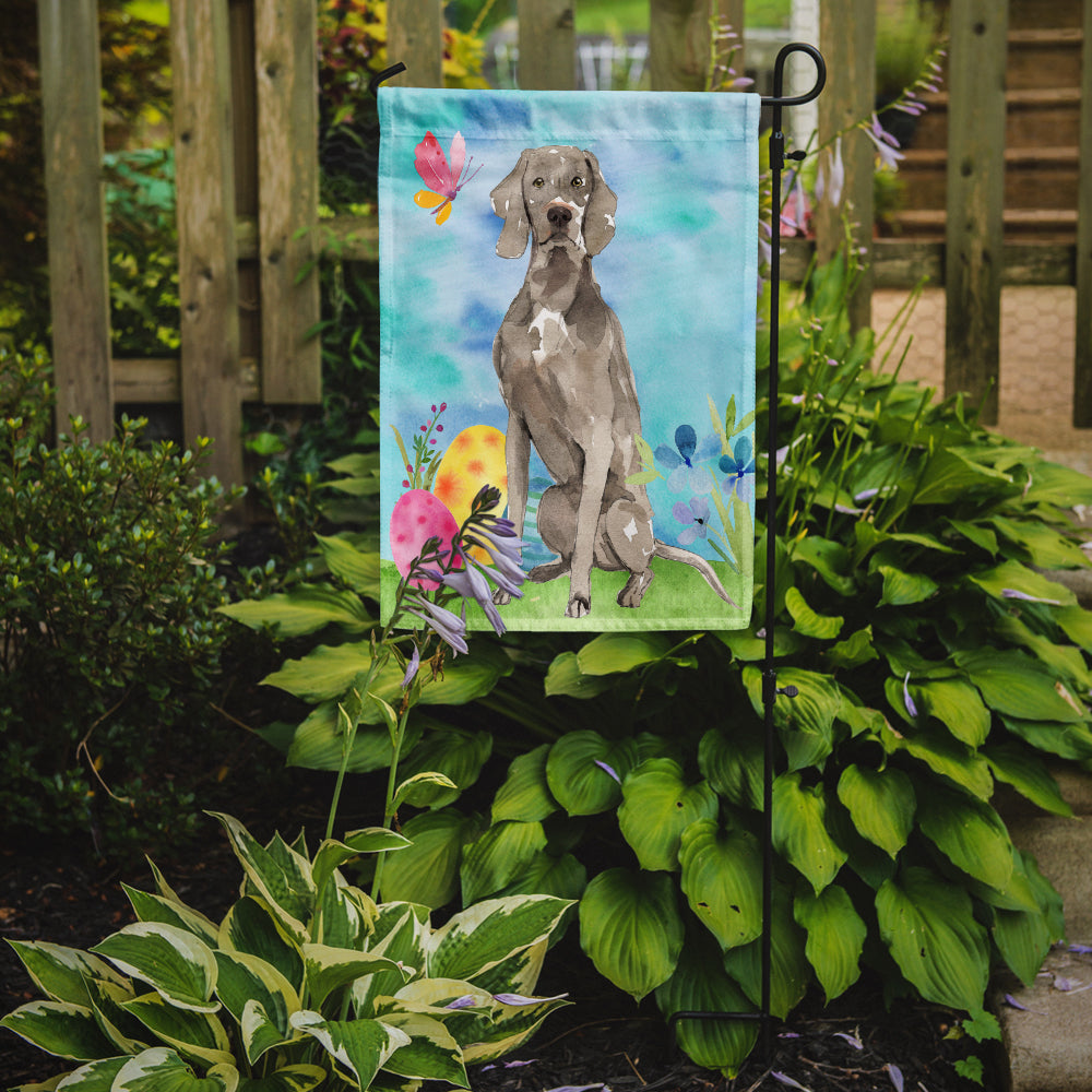 Easter Eggs Weimaraner Garden Flag Mailbox Decorative Yard Banner Outside Patio Artwork for Flower Beds, Garden Size, Multicolor