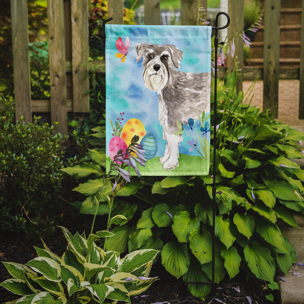 Easter Eggs Schnauzer #1 Garden Flag Mailbox Decorative Yard Banner Outside Patio Artwork for Flower Beds, Garden Size, Multicolor