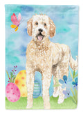 Easter Eggs Goldendoodle Garden Flag Mailbox Decorative Yard Banner Outside Patio Artwork for Flower Beds, Garden Size, Multicolor