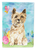 Easter Eggs Cairn Terrier Garden Flag Mailbox Decorative Yard Banner Outside Patio Artwork for Flower Beds, Garden Size, Multicolor