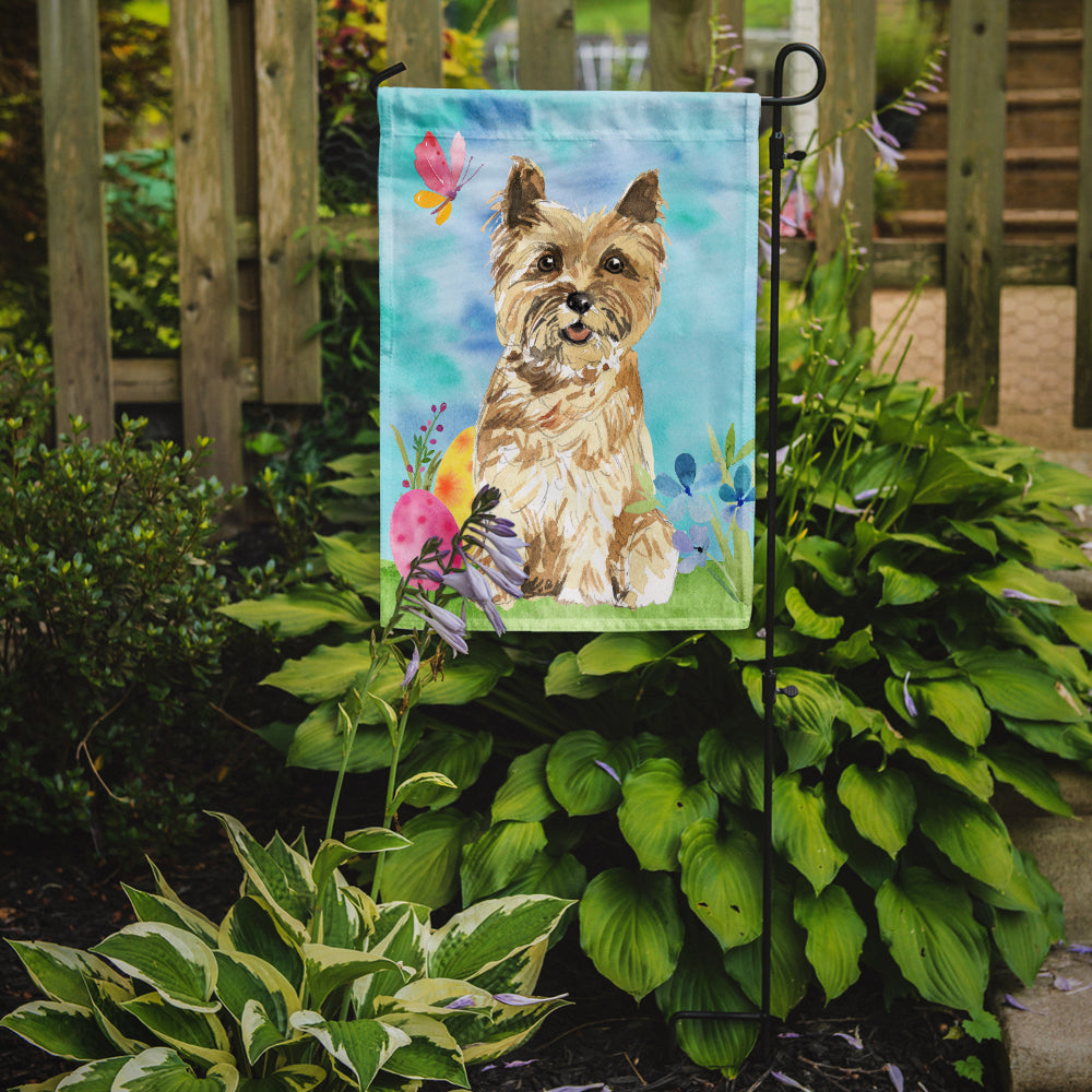 Easter Eggs Cairn Terrier Garden Flag Mailbox Decorative Yard Banner Outside Patio Artwork for Flower Beds, Garden Size, Multicolor