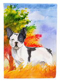 Fall French Bulldog Garden Flag Mailbox Decorative Yard Banner Outside Patio Artwork for Flower Beds, Garden Size, Multicolor