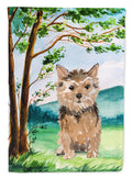 Under the Tree Norwich Terrier Garden Flag Mailbox Decorative Yard Banner Outside Patio Artwork for Flower Beds, Garden Size, Multicolor