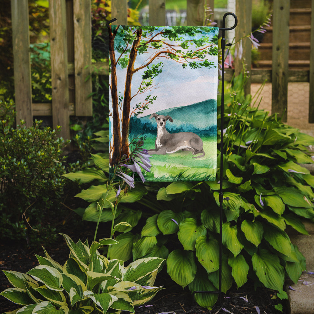 Under the Tree Italian Greyhound Garden Flag Mailbox Decorative Yard Banner Outside Patio Artwork for Flower Beds, Garden Size, Multicolor