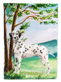 Under the Tree Dalmatian Garden Flag Mailbox Decorative Yard Banner Outside Patio Artwork for Flower Beds, Garden Size, Multicolor