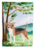 Under the Tree Beagle Garden Flag Mailbox Decorative Yard Banner Outside Patio Artwork for Flower Beds, Garden Size, Multicolor