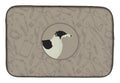Borzoi In the Kitchen Dish Drying Mat Absorbent Dish Drying Mat Pad for Kitchen Counter Dish Drainer Mat for Countertop, 14 x 21", Multicolor