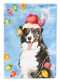 Christmas Lights Bernese Mountain Dog Garden Flag Mailbox Decorative Yard Banner Outside Patio Artwork for Flower Beds, Garden Size, Multicolor