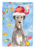 Christmas Lights Irish Wolfhound Garden Flag Mailbox Decorative Yard Banner Outside Patio Artwork for Flower Beds, Garden Size, Multicolor