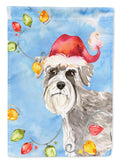 Christmas Lights Schnauzer #2 Garden Flag Mailbox Decorative Yard Banner Outside Patio Artwork for Flower Beds, Garden Size, Multicolor