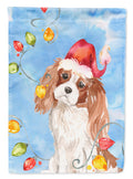 Christmas Lights Blenheim Cavalier Spaniel Garden Flag Mailbox Decorative Yard Banner Outside Patio Artwork for Flower Beds, Garden Size, Multicolor