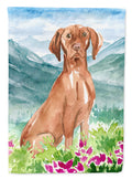 Mountain Flowers Vizsla Garden Flag Mailbox Decorative Yard Banner Outside Patio Artwork for Flower Beds, Garden Size, Multicolor