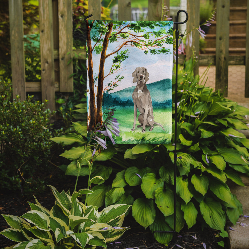 Under the Tree Weimaraner Garden Flag Mailbox Decorative Yard Banner Outside Patio Artwork for Flower Beds, Garden Size, Multicolor