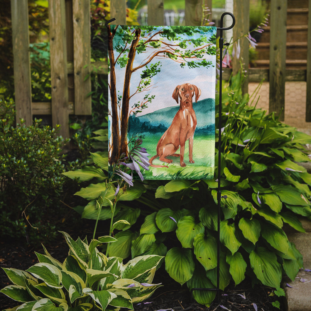 Under the Tree Vizsla Garden Flag Mailbox Decorative Yard Banner Outside Patio Artwork for Flower Beds, Garden Size, Multicolor