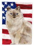 Ragdoll American Flag Garden Flag Mailbox Decorative Yard Banner Outside Patio Artwork for Flower Beds, Garden Size, Multicolor