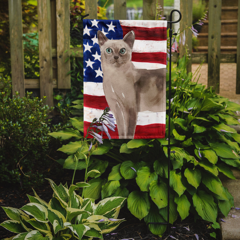 Tonkinese American Flag Garden Flag Mailbox Decorative Yard Banner Outside Patio Artwork for Flower Beds, Garden Size, Multicolor