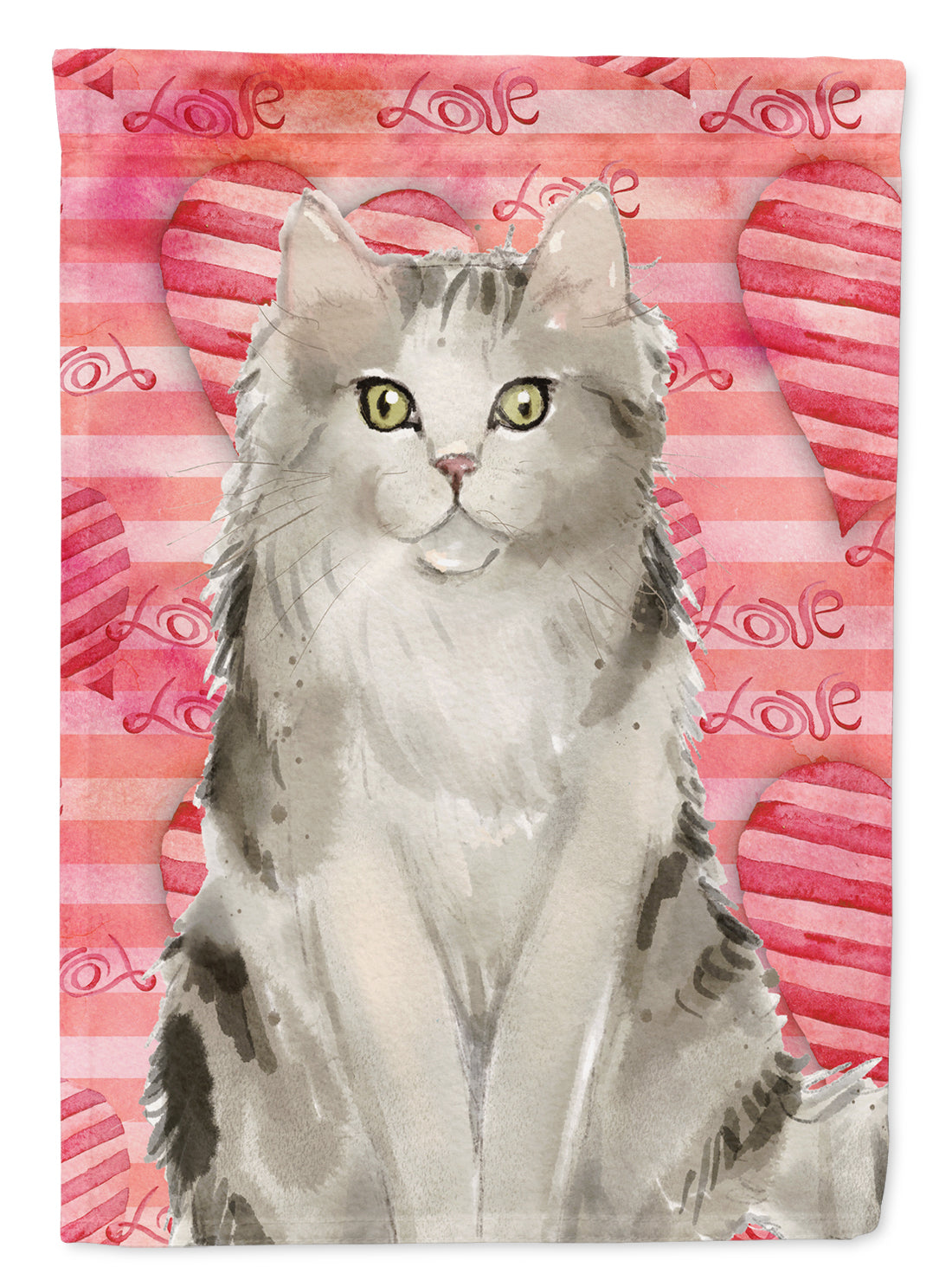 Ragamuffin Cat Love Garden Flag Mailbox Decorative Yard Banner Outside Patio Artwork for Flower Beds, Garden Size, Multicolor