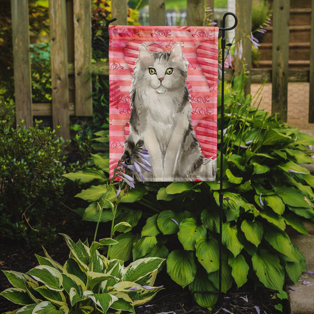 Ragamuffin Cat Love Garden Flag Mailbox Decorative Yard Banner Outside Patio Artwork for Flower Beds, Garden Size, Multicolor