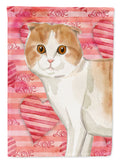 Scottish Fold Cat Love Garden Flag Mailbox Decorative Yard Banner Outside Patio Artwork for Flower Beds, Garden Size, Multicolor