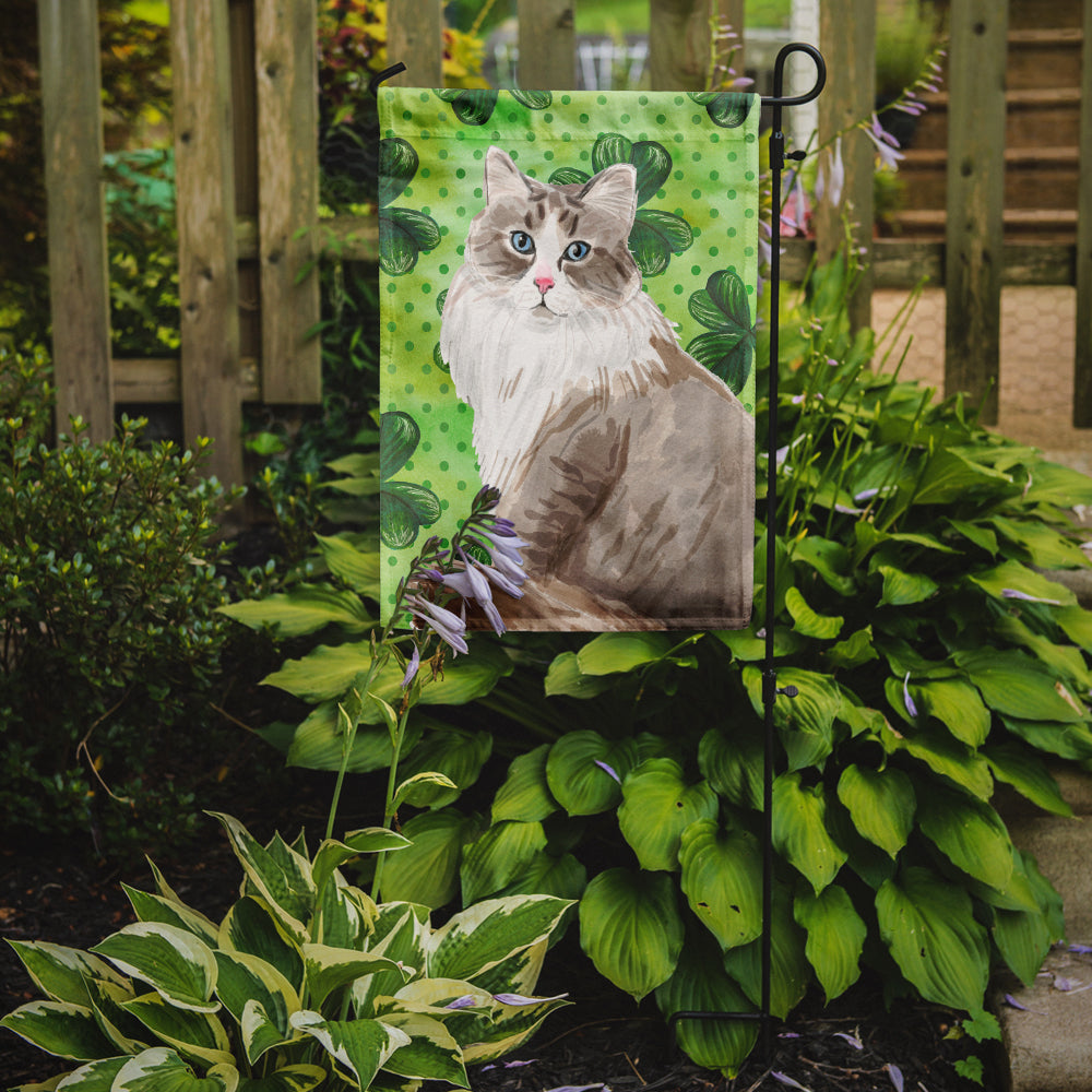 Siberian Shamrock Garden Flag Mailbox Decorative Yard Banner Outside Patio Artwork for Flower Beds, Garden Size, Multicolor