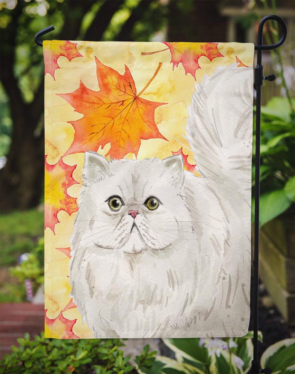 Persian Fall Leaves Garden Flag Mailbox Decorative Yard Banner Outside Patio Artwork for Flower Beds, Garden Size, Multicolor
