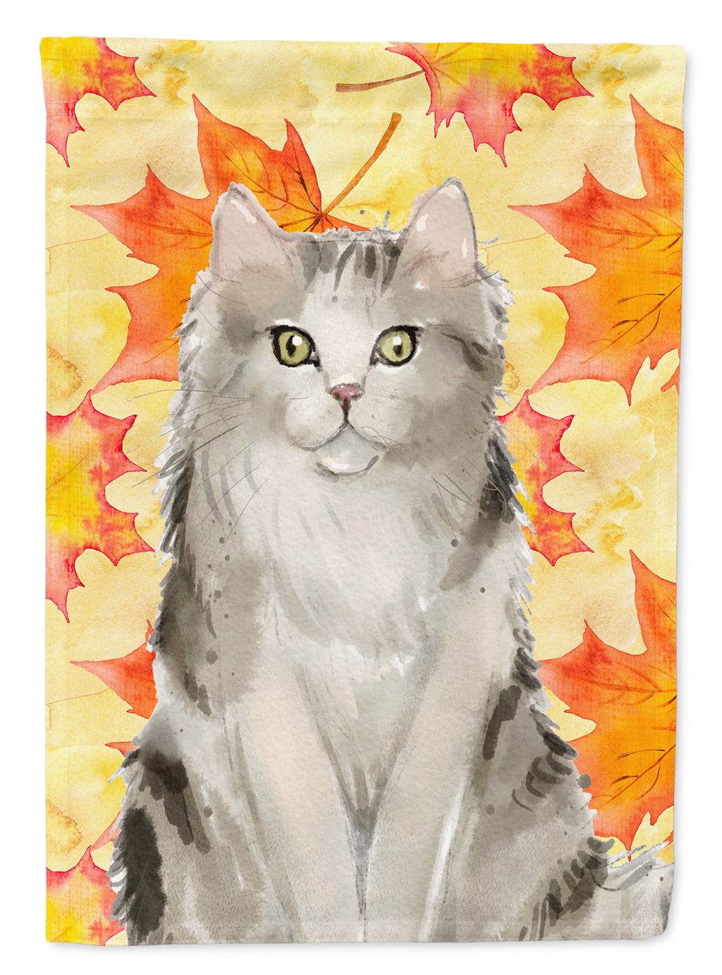 Ragamuffin Fall Leaves Garden Flag Mailbox Decorative Yard Banner Outside Patio Artwork for Flower Beds, Garden Size, Multicolor