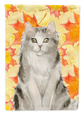 Ragamuffin Fall Leaves Garden Flag Mailbox Decorative Yard Banner Outside Patio Artwork for Flower Beds, Garden Size, Multicolor