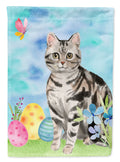American Shorthair Easter Eggs Garden Flag Mailbox Decorative Yard Banner Outside Patio Artwork for Flower Beds, Garden Size, Multicolor