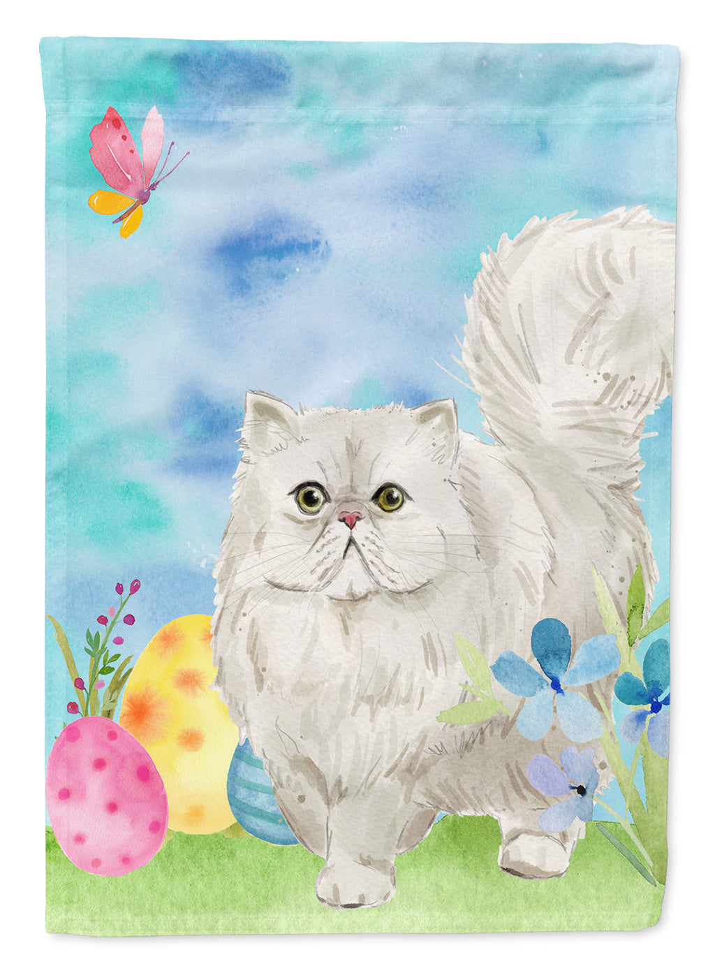 Persian Easter Eggs Garden Flag Mailbox Decorative Yard Banner Outside Patio Artwork for Flower Beds, Garden Size, Multicolor