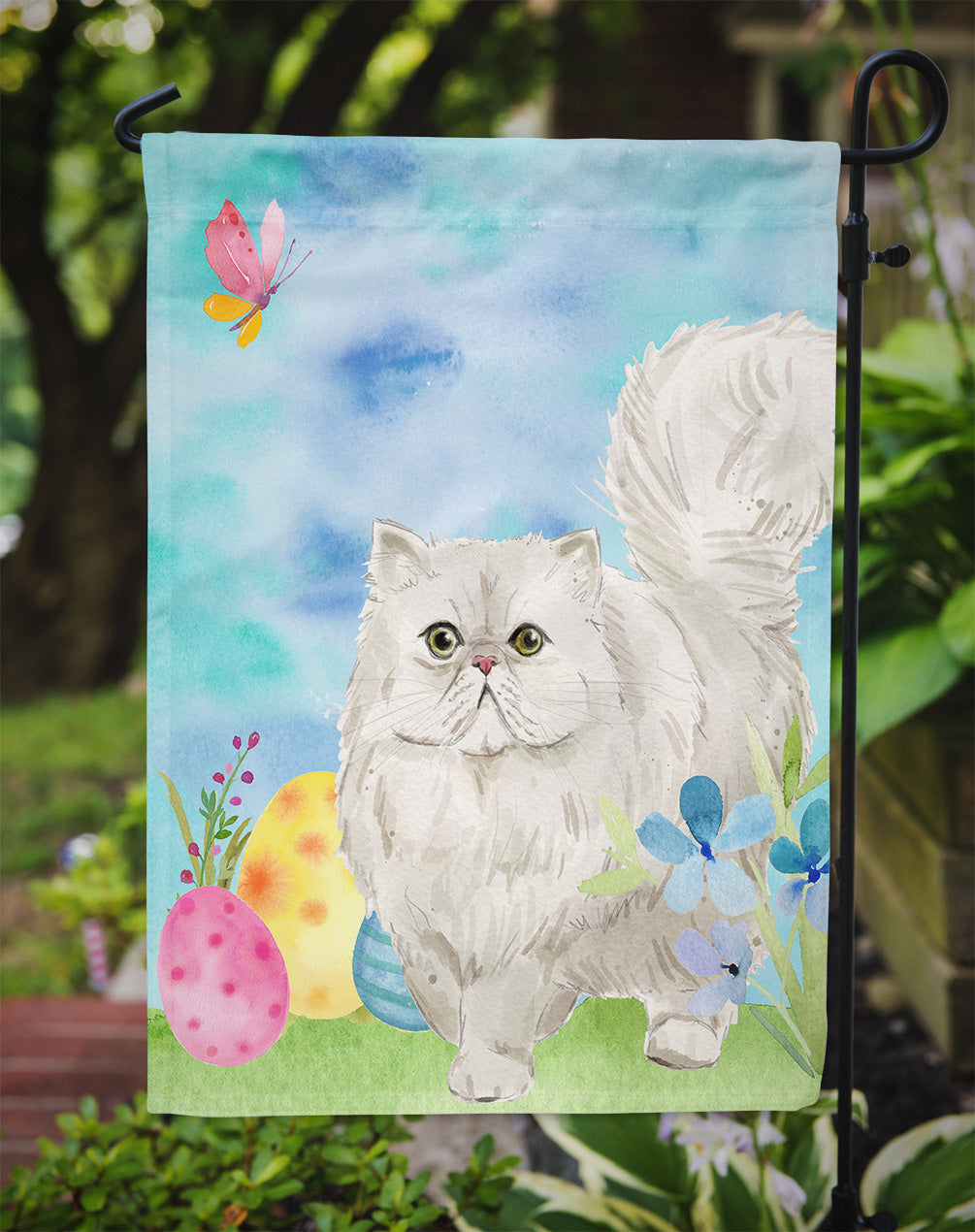 Persian Easter Eggs Garden Flag Mailbox Decorative Yard Banner Outside Patio Artwork for Flower Beds, Garden Size, Multicolor