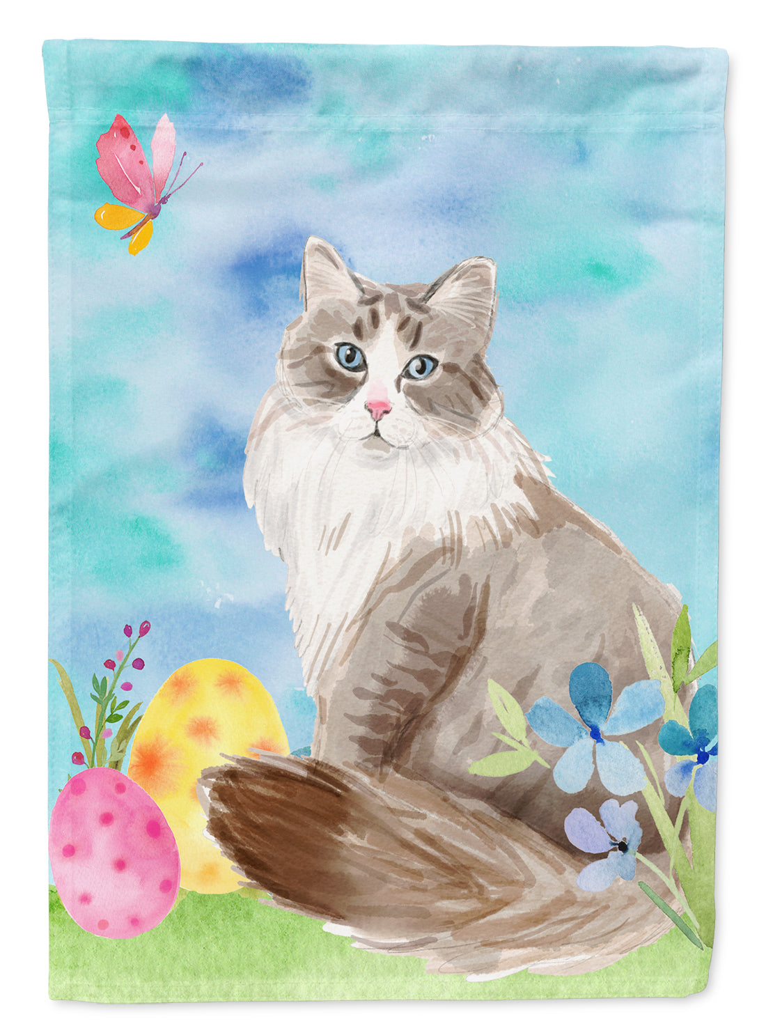 Siberian Easter Eggs Garden Flag Mailbox Decorative Yard Banner Outside Patio Artwork for Flower Beds, Garden Size, Multicolor