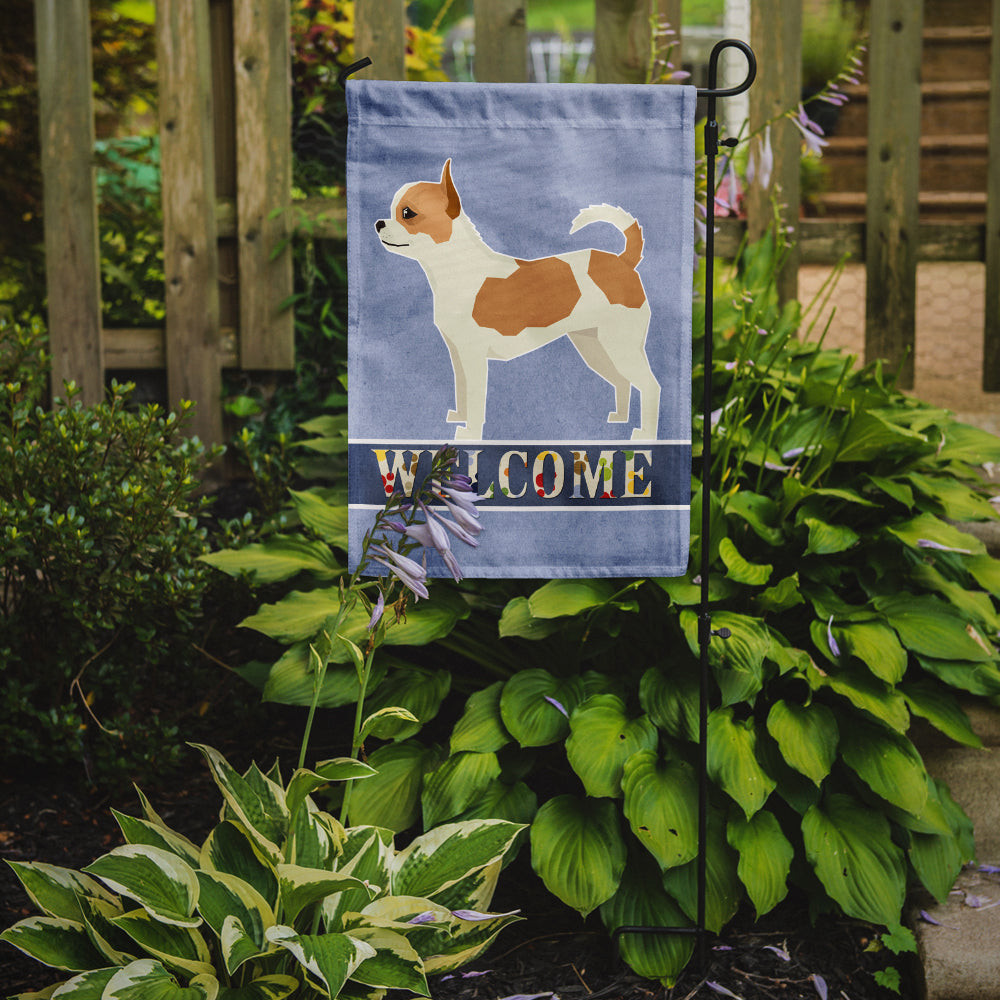 Chihuahua Welcome Garden Flag Mailbox Decorative Yard Banner Outside Patio Artwork for Flower Beds, Garden Size, Multicolor