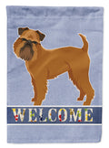 Brussels Griffon Welcome Garden Flag Mailbox Decorative Yard Banner Outside Patio Artwork for Flower Beds, Garden Size, Multicolor