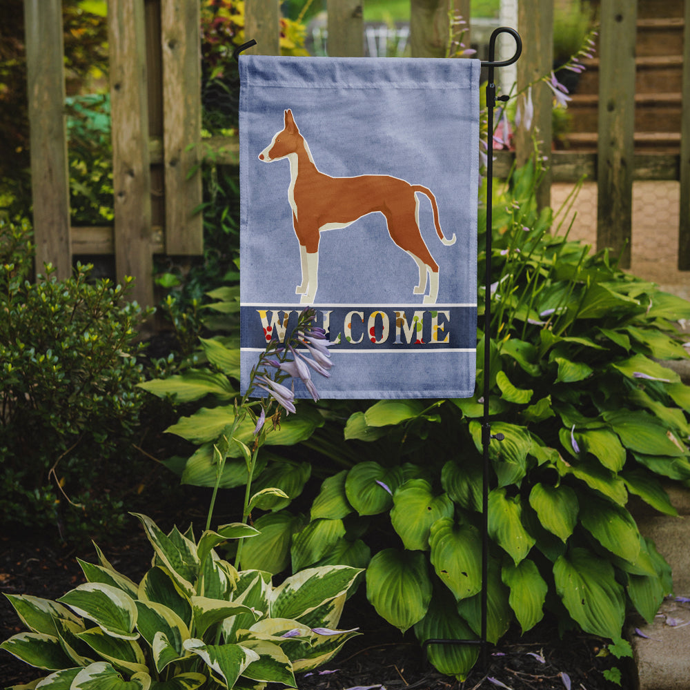 Ibizan Hound Welcome Garden Flag Mailbox Decorative Yard Banner Outside Patio Artwork for Flower Beds, Garden Size, Multicolor