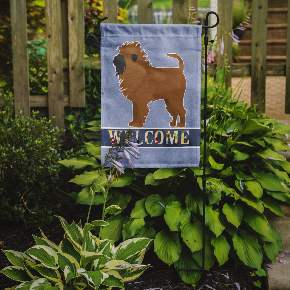 Tan Affenpinscher Welcome Garden Flag Mailbox Decorative Yard Banner Outside Patio Artwork for Flower Beds, Garden Size, Multicolor