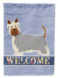 Australian Silky Terrier Welcome Garden Flag Mailbox Decorative Yard Banner Outside Patio Artwork for Flower Beds, Garden Size, Multicolor