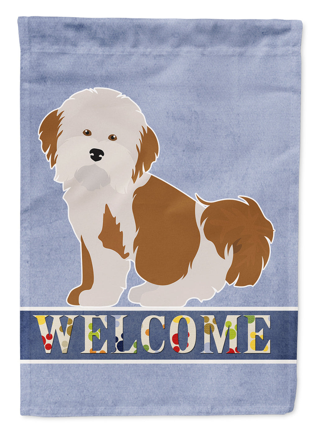 Havanese Welcome Garden Flag Mailbox Decorative Yard Banner Outside Patio Artwork for Flower Beds, Garden Size, Multicolor