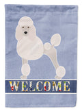 Miniature Poodle Welcome Garden Flag Mailbox Decorative Yard Banner Outside Patio Artwork for Flower Beds, Garden Size, Multicolor