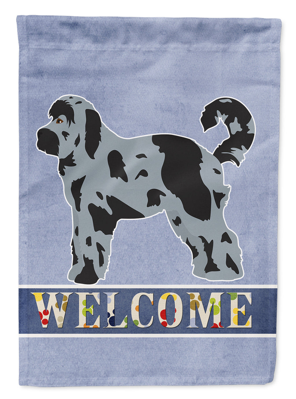 Aussiedoodle #2 Welcome Garden Flag Mailbox Decorative Yard Banner Outside Patio Artwork for Flower Beds, Garden Size, Multicolor