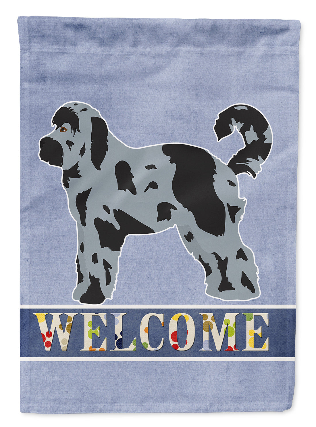 Aussiedoodle #2 Welcome Garden Flag Mailbox Decorative Yard Banner Outside Patio Artwork for Flower Beds, Garden Size, Multicolor