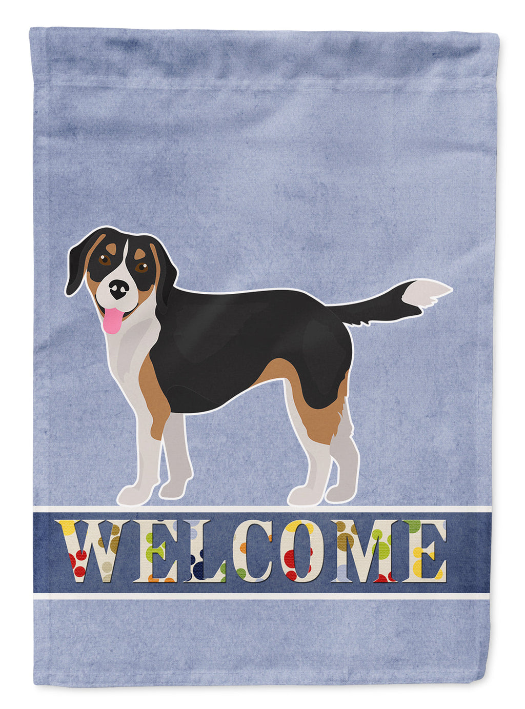 Beaglier #2 Welcome Garden Flag Mailbox Decorative Yard Banner Outside Patio Artwork for Flower Beds, Garden Size, Multicolor