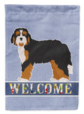 Bernedoodle Welcome Garden Flag Mailbox Decorative Yard Banner Outside Patio Artwork for Flower Beds, Garden Size, Multicolor