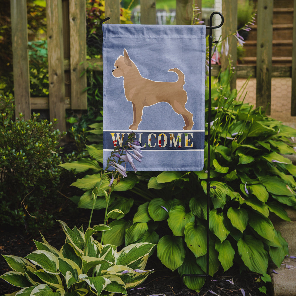 Tan Chorkie Welcome Garden Flag Mailbox Decorative Yard Banner Outside Patio Artwork for Flower Beds, Garden Size, Multicolor