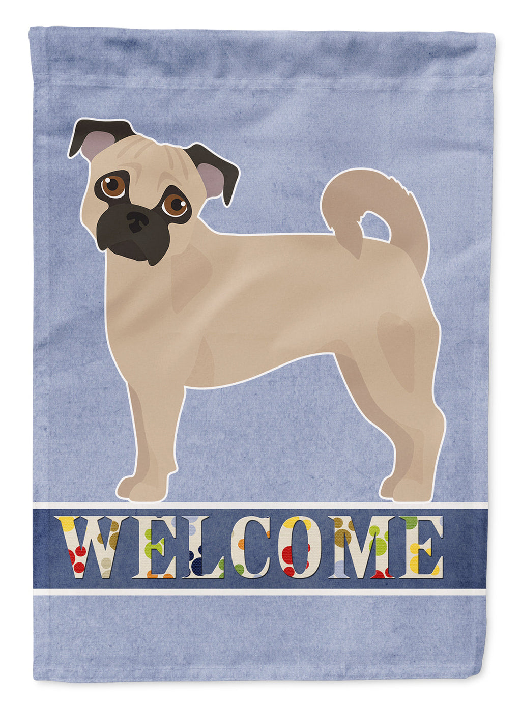 Fawn Chug Welcome Garden Flag Mailbox Decorative Yard Banner Outside Patio Artwork for Flower Beds, Garden Size, Multicolor