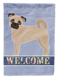 Fawn Chug Welcome Garden Flag Mailbox Decorative Yard Banner Outside Patio Artwork for Flower Beds, Garden Size, Multicolor