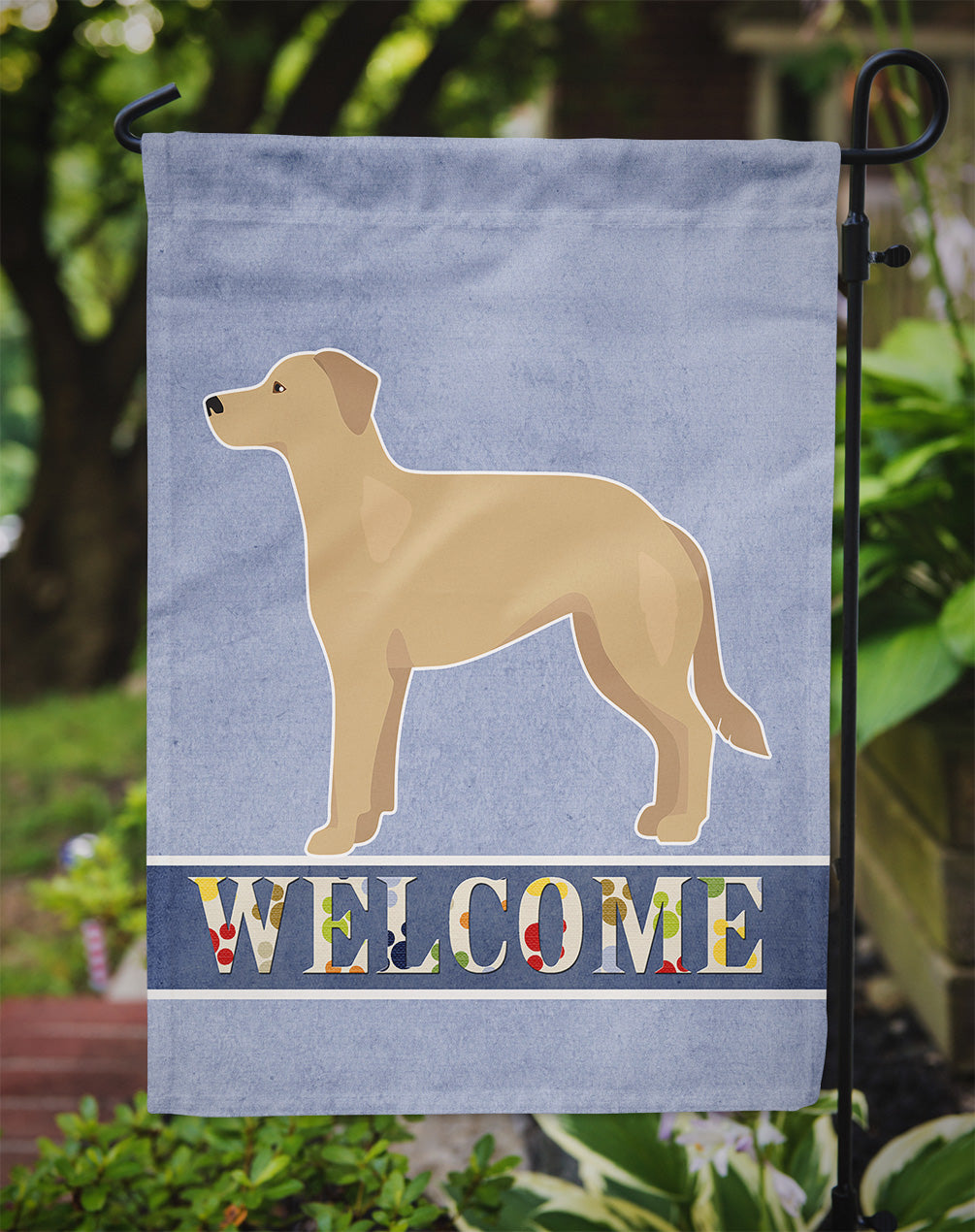 German Sheprador #1 Welcome Garden Flag Mailbox Decorative Yard Banner Outside Patio Artwork for Flower Beds, Garden Size, Multicolor