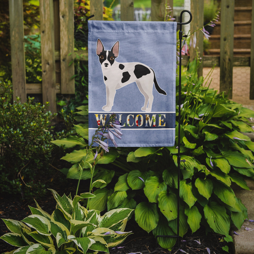 Jackhuahua Welcome Garden Flag Mailbox Decorative Yard Banner Outside Patio Artwork for Flower Beds, Garden Size, Multicolor