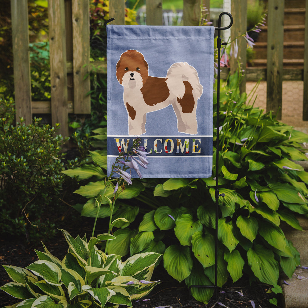 Mal-Shi Welcome Garden Flag Mailbox Decorative Yard Banner Outside Patio Artwork for Flower Beds, Garden Size, Multicolor