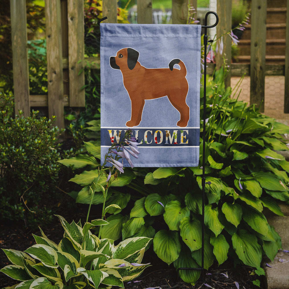 Puggle Welcome Garden Flag Mailbox Decorative Yard Banner Outside Patio Artwork for Flower Beds, Garden Size, Multicolor