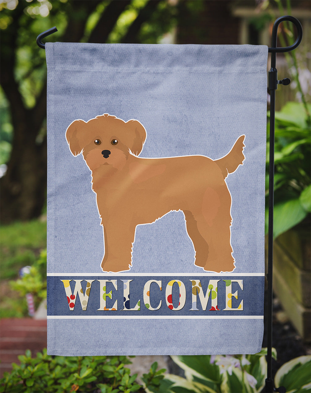 Shi Chi Welcome Garden Flag Mailbox Decorative Yard Banner Outside Patio Artwork for Flower Beds, Garden Size, Multicolor